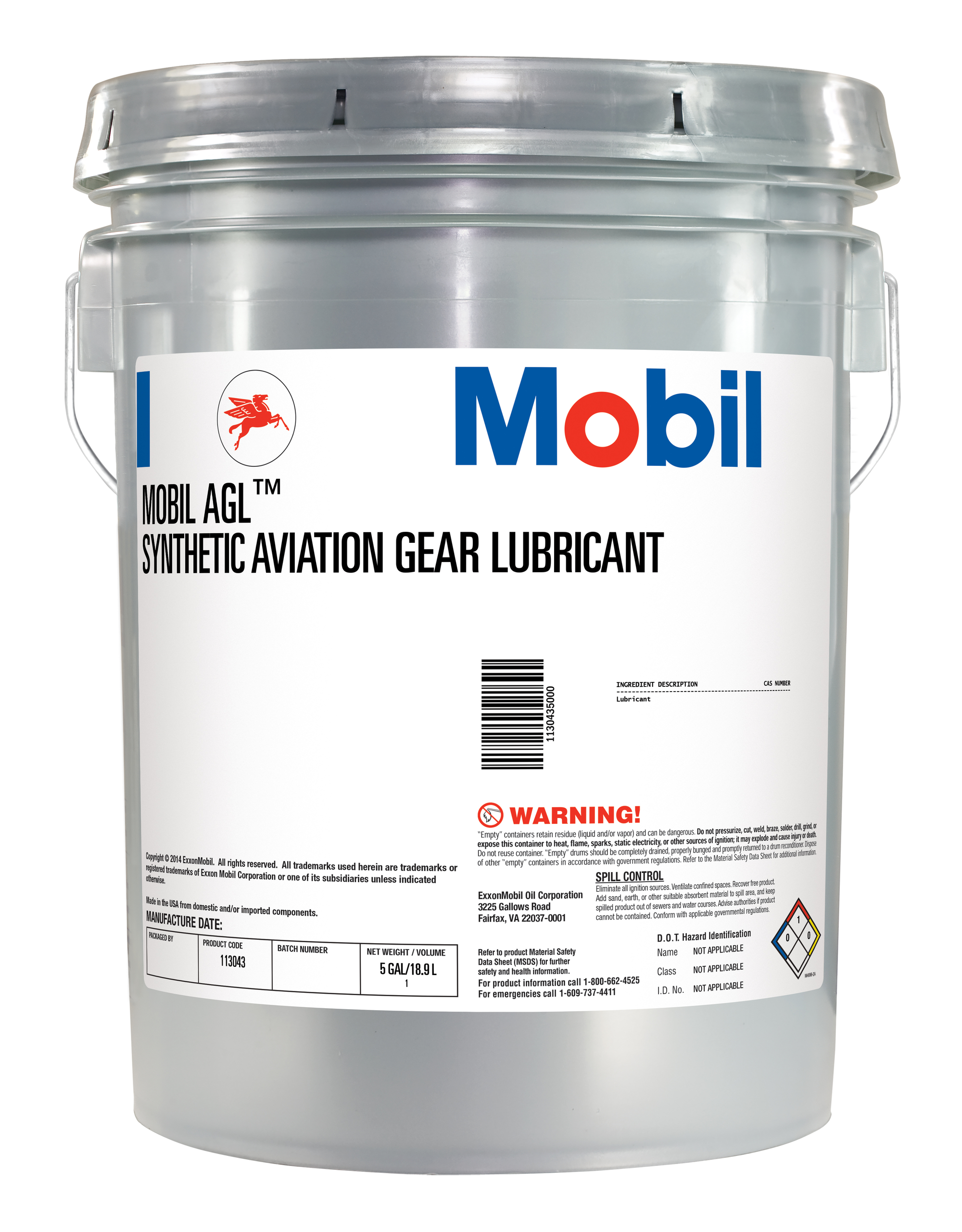 Mobil AGL Synthetic Aviation Gear Lubricant order online